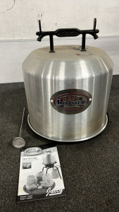 KEG ROASTER W/ THERMOMETER