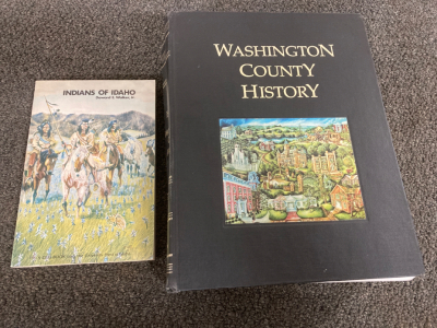 INDIANS OF IDAHO BY DEWARD E. WALKER JR, HISTORY IF WASHINGTON COUNTY ARKANSAS PRODUCE BY SHILOH MUSEUM