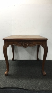 Soild Wood Dark Stained End Table