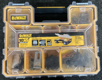 DEWALT TOOL STORAGE W/ 10 REMOVABLE BINS INCLUDING SCREWS, (1) CUPBOARD TURN AND MORE - 3