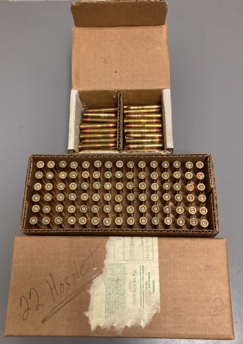 (175) RNDS. 22 HORNET AMMO