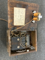 KELLOGG SWITCHBOARD & SUPPLY CO RINGER BOX AND PHONE - 3