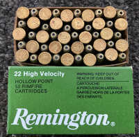 (500) RNDS. REMINGTON 22 HIGH VELOCITY GOLDEN BULLET AMMO - 2