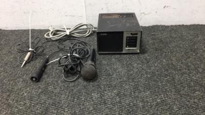 Icom Power Supply with (2) Microphones