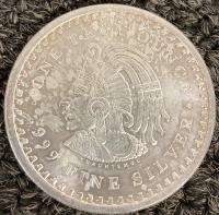 ONE TROY OUNCE MAYAN CALENDAR ROUND- UNVERIFIED