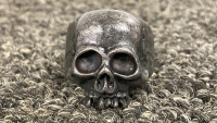 SKULL RING AND HARLEY MOTOR NECKLACE - 2