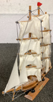 WOODEN MODEL OF THE MAYFLOWER - 4