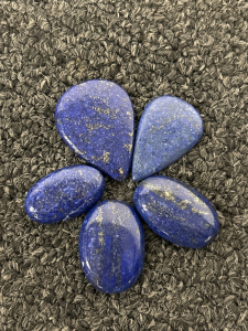 (5) LAPIS LAZULI CABOCHON GEMSTONES