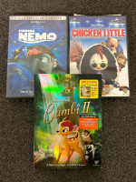 (10) DVD MOVIES INCLUDES: A STAR IS BORN, STUART LITTLE 2&3, FINDING NEMO, AND MORE - 5