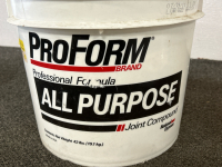 42LB UNUSED PROFORM PROFESSIONAL FORMULA ALL-PURPOSE JOINT COMPOUND AND UNUSED PLASTIC OBLONG TOILET SEAT - 4