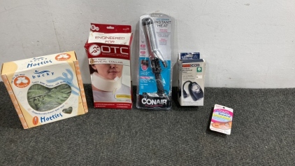 Conair 1 1/2&rdquo; Curling Iron, Neck Brace and More