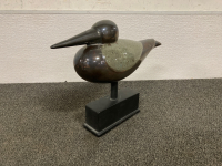 (2) WATER FOWL CERAMIC DISPLAY PIECES ON STANDS - 2