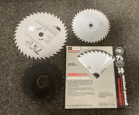 (1) BLACK AND DECKER JIG SAW (POWERS ON), (1) CRAFTSMAN SANDER (POWERS ON) WITH (3) CIRCULAR SAW BLADES AND (1) STORAGE BIN - 2