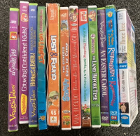 FISHER PRICE LITTLE PEOPLE TOY BARN, VEGGIE TAILS DVDS, THE BERENSTAIN BEARS DVD, THE SIX PILLARS OF CHARACTER DVD AND MORE - 3