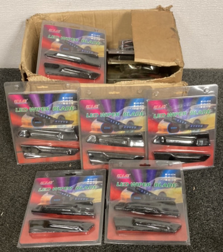 10+ ECLA PERFORMANCE RACING TEAM BLUE LED WIPER BLADES