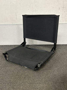 BLACK STURDY STADIUM SEAT