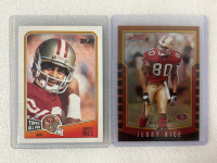 (8) COLLECTIBLE SPORTS CARDS: TOM BRADY AND JERRY RICE - 4