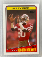 (8) COLLECTIBLE SPORTS CARDS: TOM BRADY AND JERRY RICE - 5