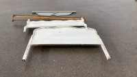 HEAD BOARD, FOOT BOARD, AND RAILS W/WINDUP SCREEN