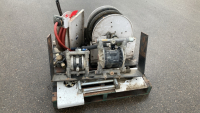 HUSKEY AIR OPERATED DIAPHRAGM PUMP AND (2) AIR HOSES