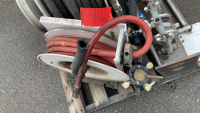 HUSKEY AIR OPERATED DIAPHRAGM PUMP AND (2) AIR HOSES - 3