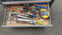 4-DRAWER TOOL BOX W/TOOLS - 4