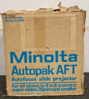 MINOLTA AUTOPAK AFT AUTOFOCUS SLIDE PROJECTOR (TURNS ON) - 3