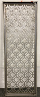 (2) PIER 1 IMPORTS TRELLIS METAL WALL PANELS (44X16”) - 3