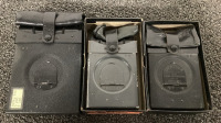 (3) GRAFLEX CUT FILM MAGAZINES