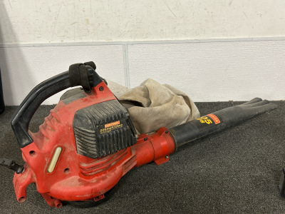 CRAFTSMAN 205 MPH BLOWER VAC WITH BAG-HAS COMPRESSION