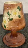 NATIONAL PRESSURE COOKER, WOODEN CARVED FLOWER TRINKET MIRRORED BOX, FLORAL CERAMIC COOKIE JAR - 3