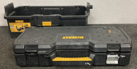 DEWALT 2 TIER YELLOW AND BLACK TOOL BOX 21” INCLUDING SOCKETS, WASHERS AND TORQUE RATCHET - 3