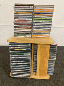 GOSPEL CDS AND CD HOLDER