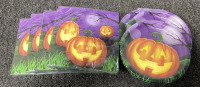 SPOOKY DESSERT PLATES AND NAPKINS - 4