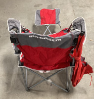 (2) SPORT BRELLA XTR CHAIRS, (1) RED, (1) BLUE - 3