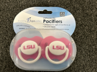 12-2 PACKS OF LOUISIANA STATE UNIVERSITY PACIFIERS - 2