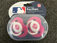 12-2 PACKS OF PHILADELPHIA PHILLIES PINK PACIFIERS - 2