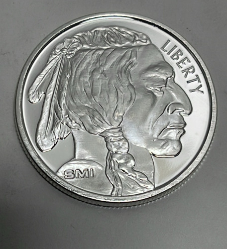 One Troy Ounce .999 Fine Silver Buffalo Round