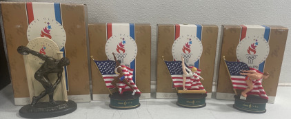 (4) 1996 Centenial Olympic Games Figurines