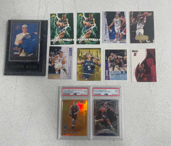 (9) Jason Kidd # 19 Basketball Cards (1) 2019 Hoops Premium Stock Luka Samanic Mint Cond. Basketball Card (1) 2019 Panini Prizm Nickeil Alexander-Walker Mint Cond. Basketball Card