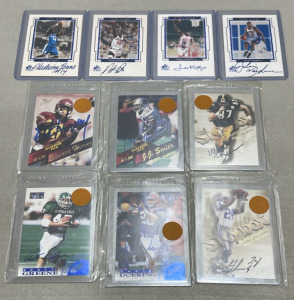 (10) Signed Collectible Sports Cards Dated 1985-1989