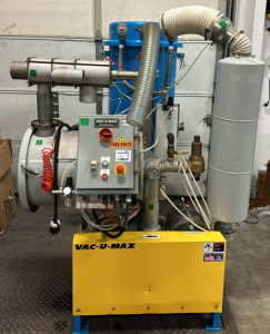 Vac-U-Max Very Large Industrial Vacuum System With A 10 HP Motor
