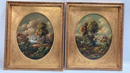 (2) Van Ros Framed Paintings