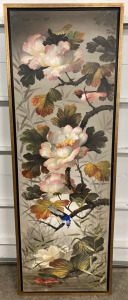 Wah Kee Wu Tall Floral Wall Art