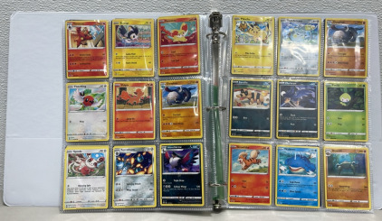 (177) Total Near Mint Pok&eacute;mon Cards W/ Binder. A Lot Of Rare And Holos