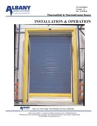 Large Commercial Albany Motorized Shop Door