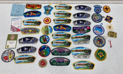 (30+) Assorted Boy Scout Patches and Memorabilia