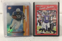 Approximately (500) Sleeved NFL Cards Including Players Such As Lamar Jackson, Edgerrin James, Sedrick Irvin, Marvin Harrison, Michael Bishop And More - 4