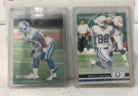 Approximately (500) Sleeved NFL Cards Including Players Such As Lamar Jackson, Edgerrin James, Sedrick Irvin, Marvin Harrison, Michael Bishop And More - 5