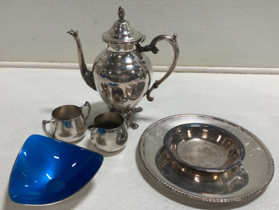 (6) Assorted Silver Plated Dishes